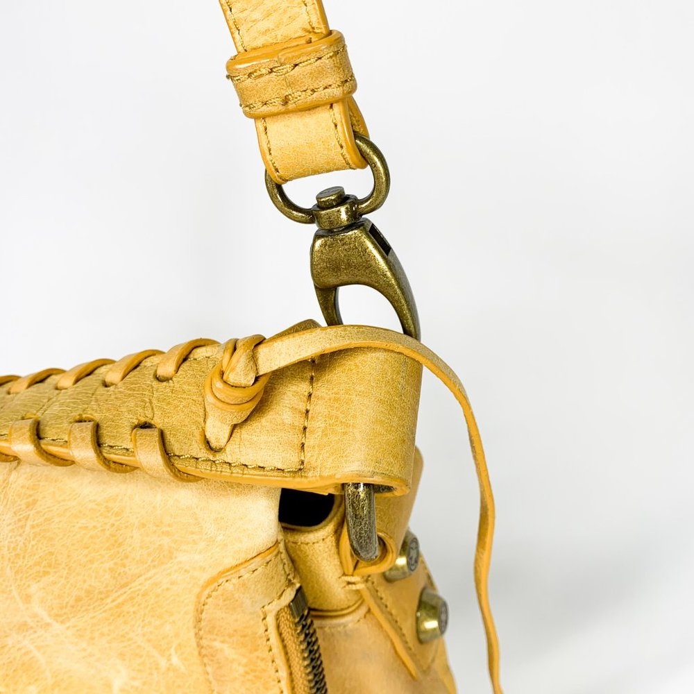 LUCKY BRAND Yellow Flap Crossbody Bag - Picture 4 of 11
